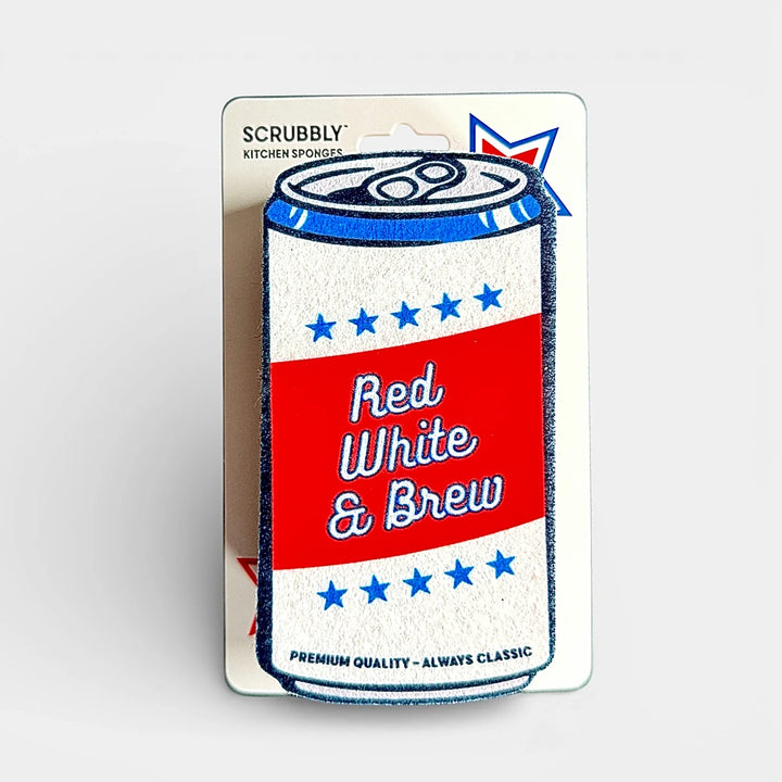 Red, White &amp; Brew Kitchen Scrubbly