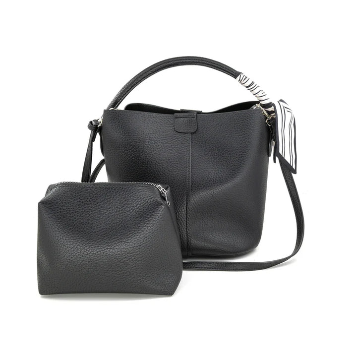 Jennifer Leather Purse - Pickering Boxwood