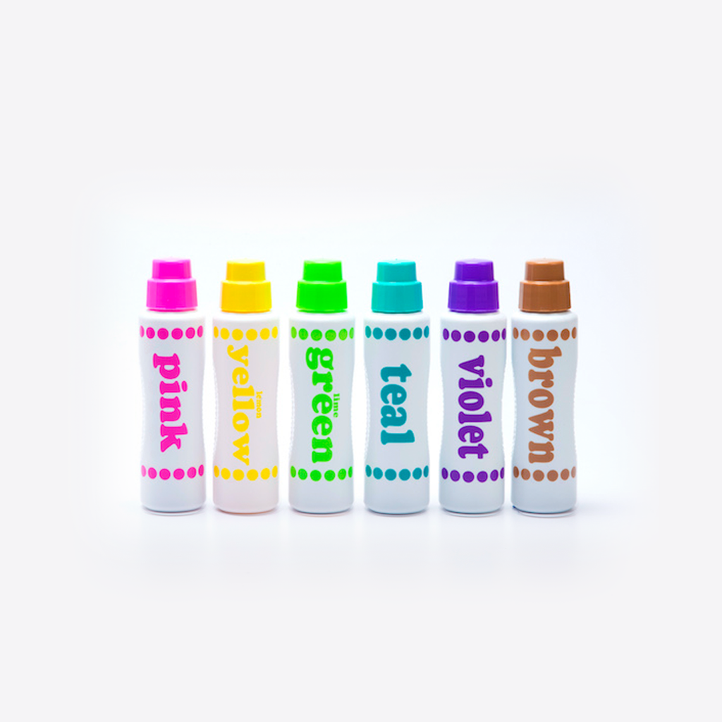 Brilliant 6 Pack Dot Markers by Do A Dot