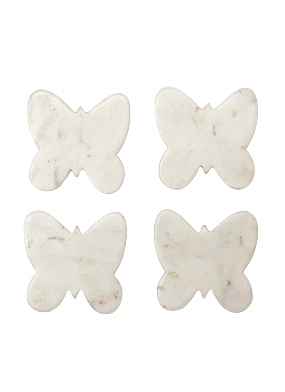 Butterfly Marble Coasters (Set of 4) - Pickering Boxwood