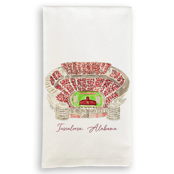 Football Stadium Tea Towel