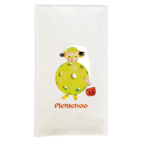 Gift the fun pickleboo or queen of the courts tea towel to your favorite team player.