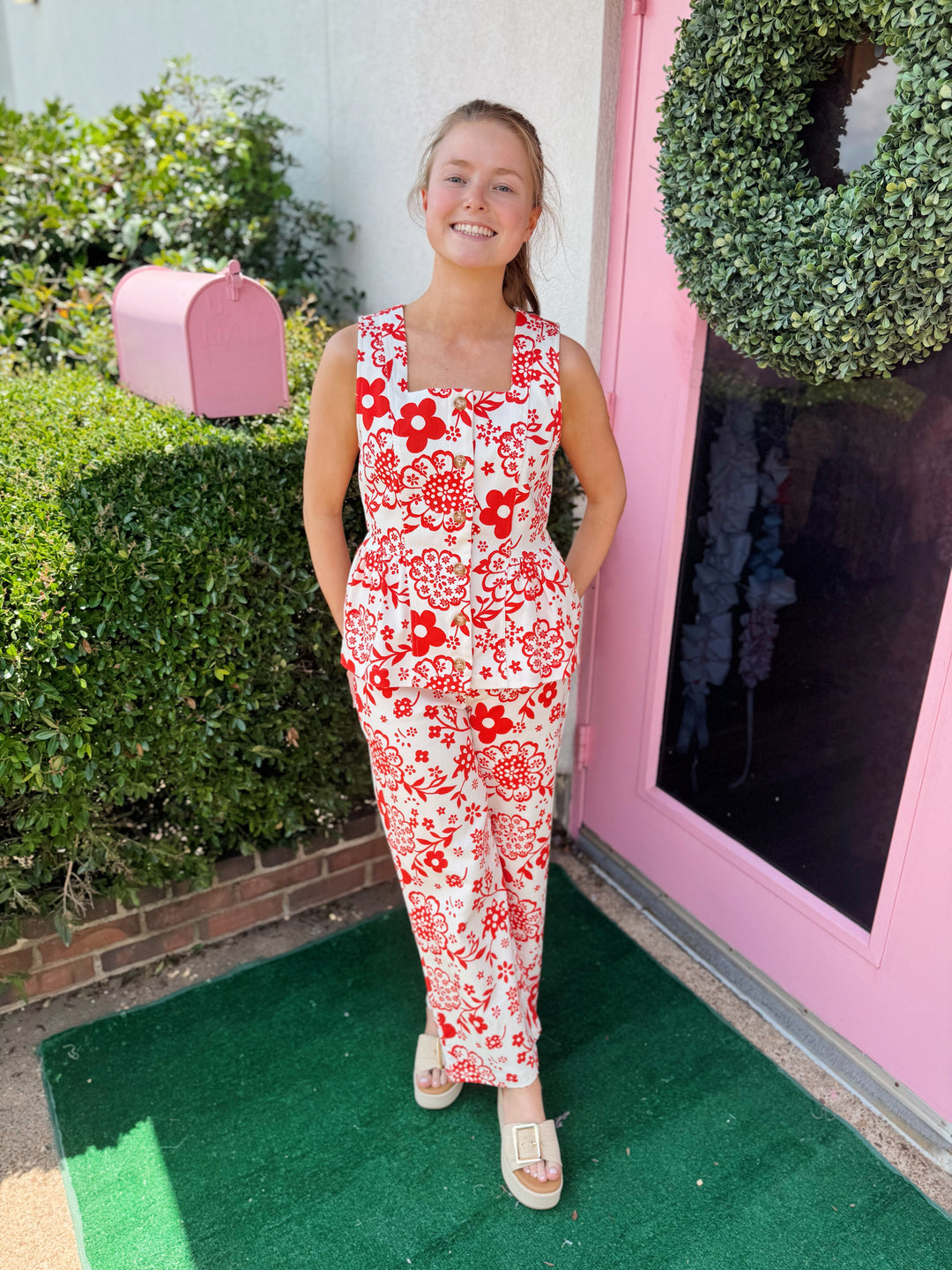 Marcie Floral Pant Set