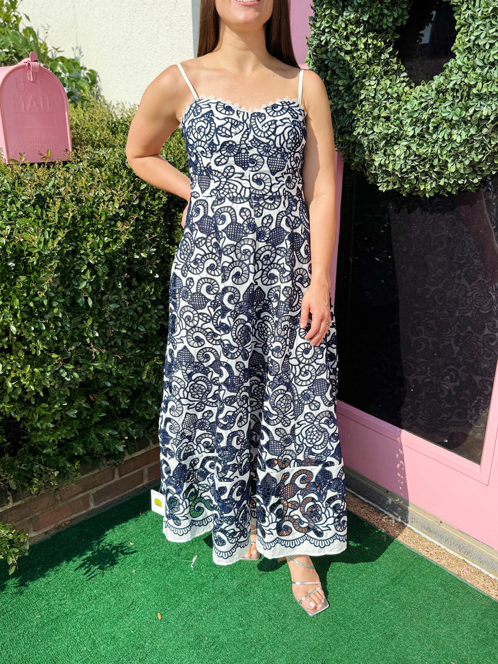 Jessica Embroidered Maxi Dress