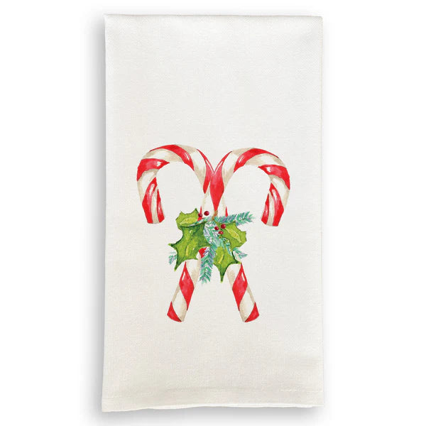Candy Cane Hand Towels