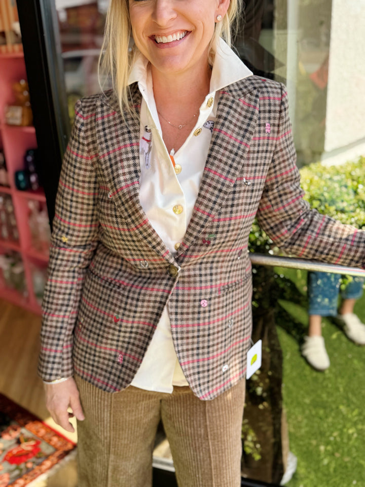Houndstooth Jacket Mini Embroideries