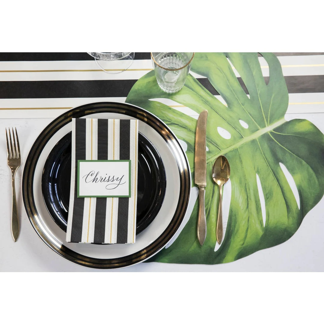 Monstera Paper Placemats by Hester & Cook