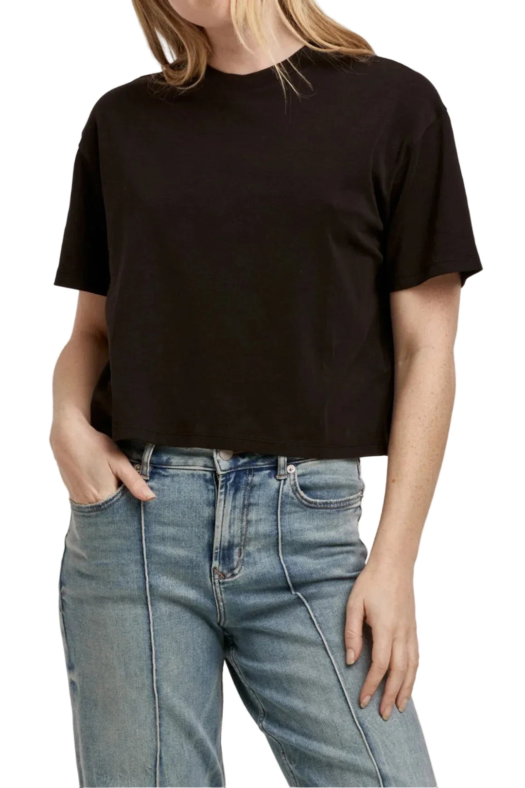 Maddox Boyfriend Jersey Top - Pickering Boxwood