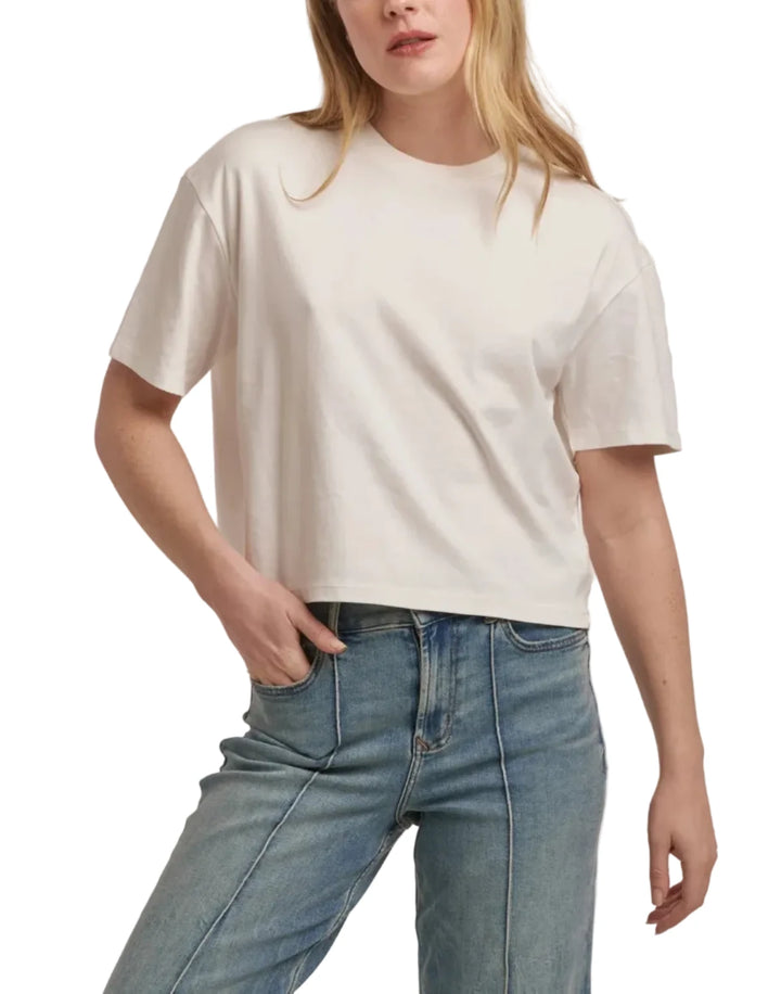 Maddox Boyfriend Jersey Top - Pickering Boxwood