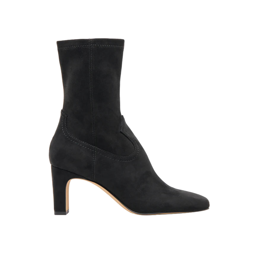 Transition from day to night in ROAN. This mid-calf bootie’s sleek silhouette meets under-the-radar western stitching details and a modern squared toe. Her four versatile colorways will fit any outfit and any mood.

Textile Upper
Recycled Synthetic Outsole
Textile, Leather + Water-based Leather Alternative Lining
Water-based Leather Alternative Sock
7.9" Shaft Height
10.2" Leg Circumference
2.8" Heel Height
Imported