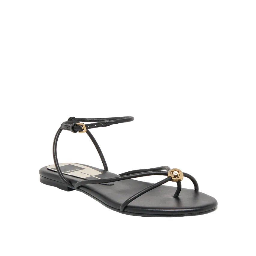 
KENLEY blends casual, comfort, and sophistication. Her intersecting straps climb just above the ankle, with a buckle to keep you secure while you walk. Top it all off with glimmering metal bead at the toe, this is a sandal that attracts effortless attention.