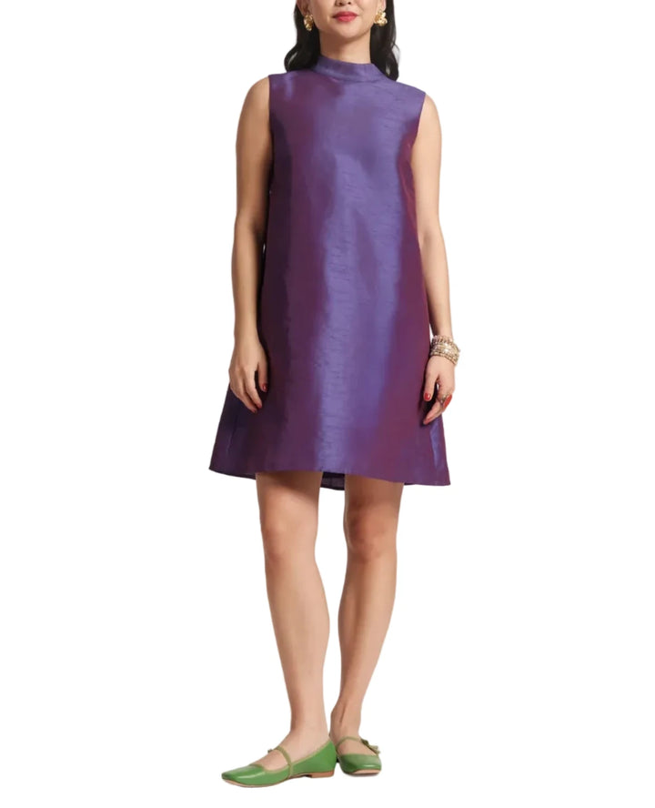 Let us introduce you to the dashing Diplomat Mini. With its enduring allure of bows and pleats cascading down the silhouette, this mini dress will be a wardrobe hero for years to come. Its unabashedly feminine design will leave you resplendent in its style. Flirty mini dress with a sleek mock neckline for a polished look  