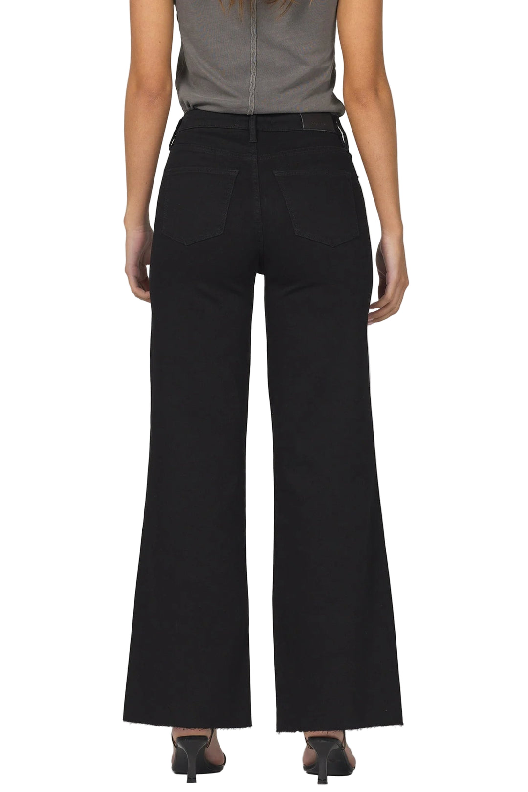Fiona Wide Leg Jean in Black Arrow by Dear John