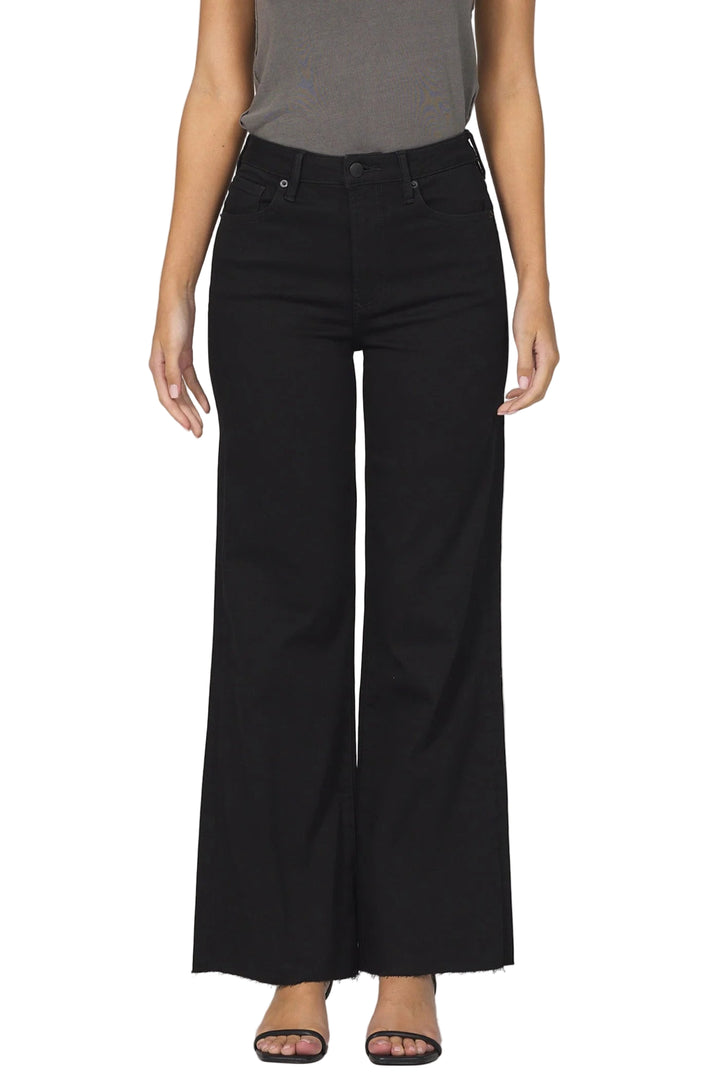 Fiona Wide Leg Jean in Black Arrow by Dear John