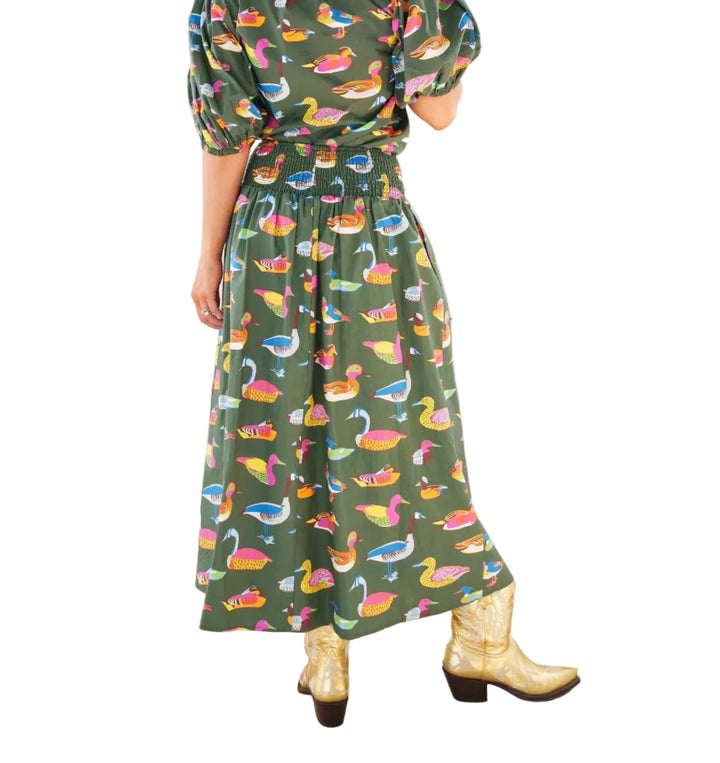 Sutton Skirt Olive Duck by Caryn Lawn