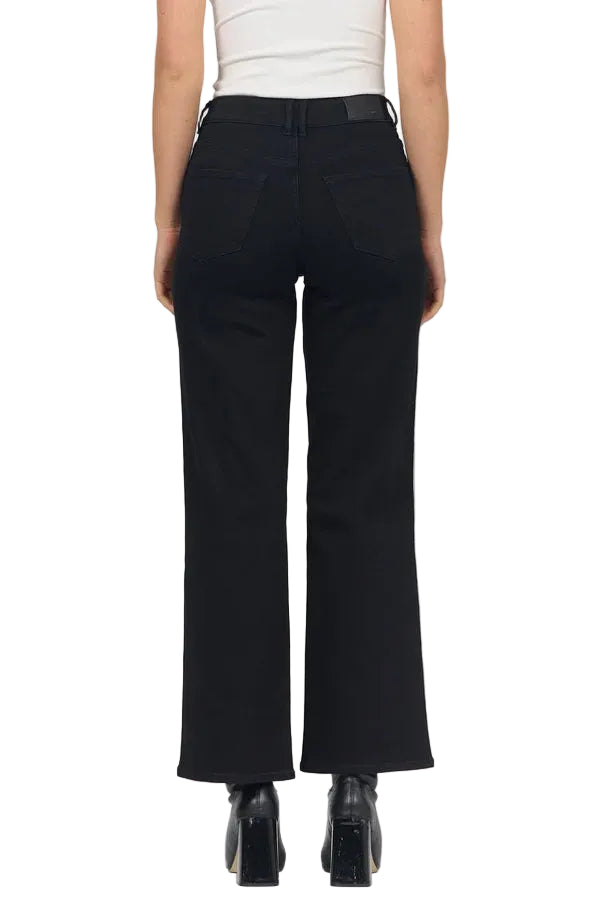 Holly Straight Leg Jeans in Black Arrow by Dear John