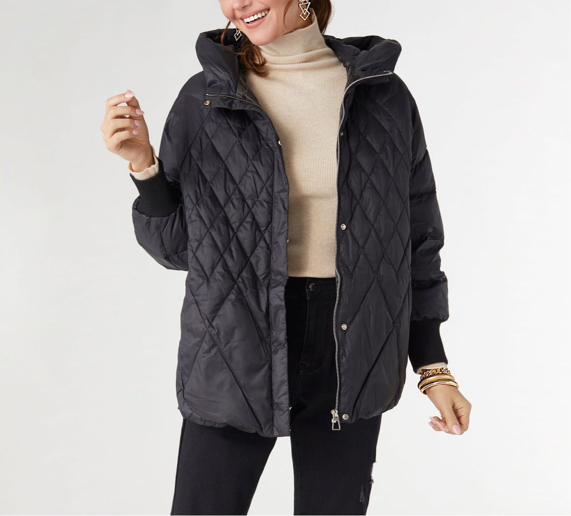 Londyn Relaxed Down Quilted Jacket