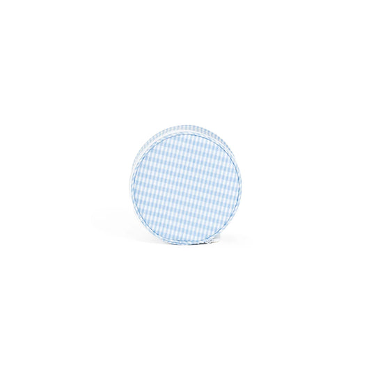 Gingham mist blue 