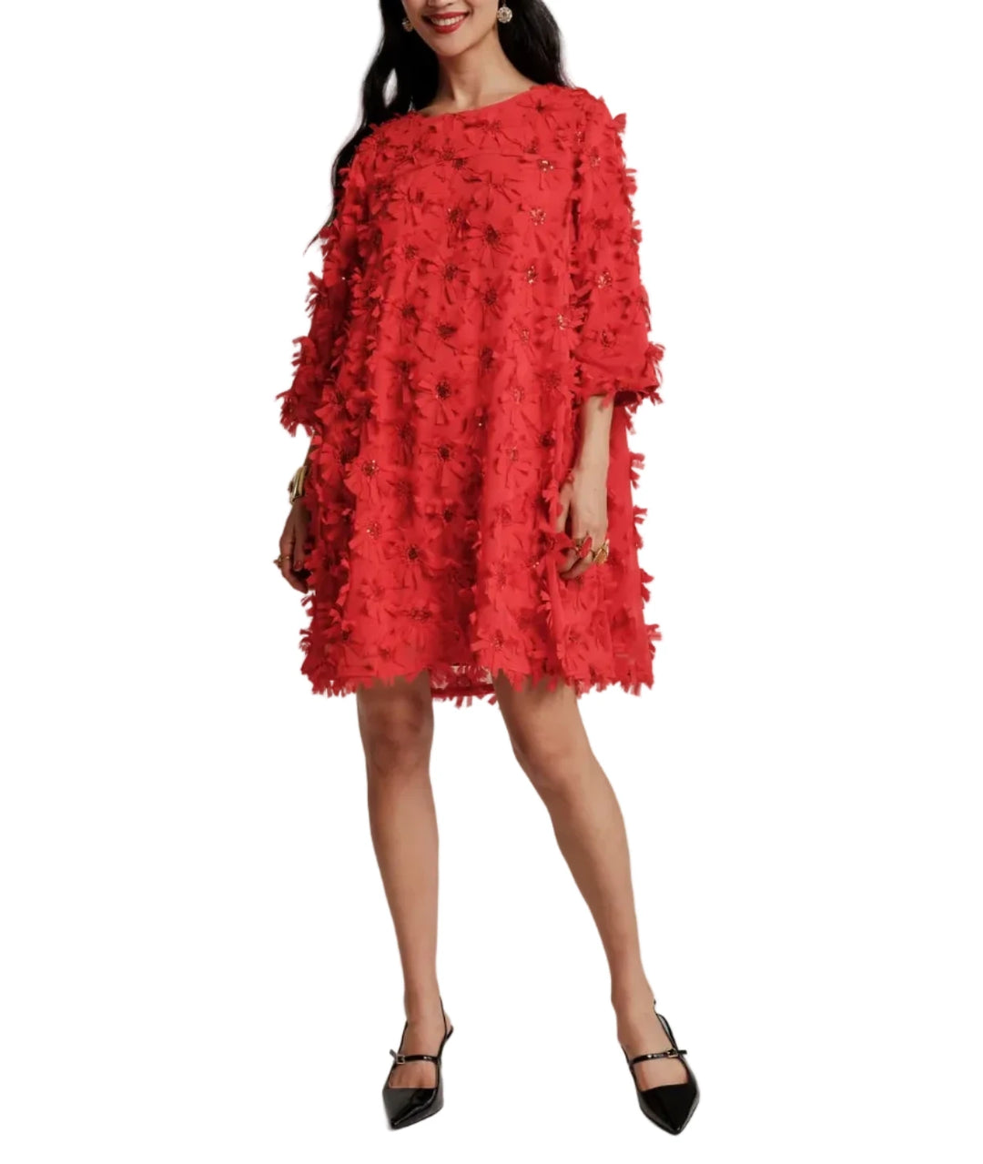 Edie Daisy Applique Mini Dress by Frances Valentine