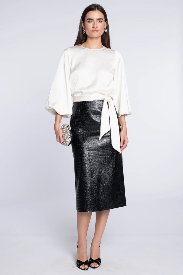 London Top in Ivory by Elizabeth James the Label