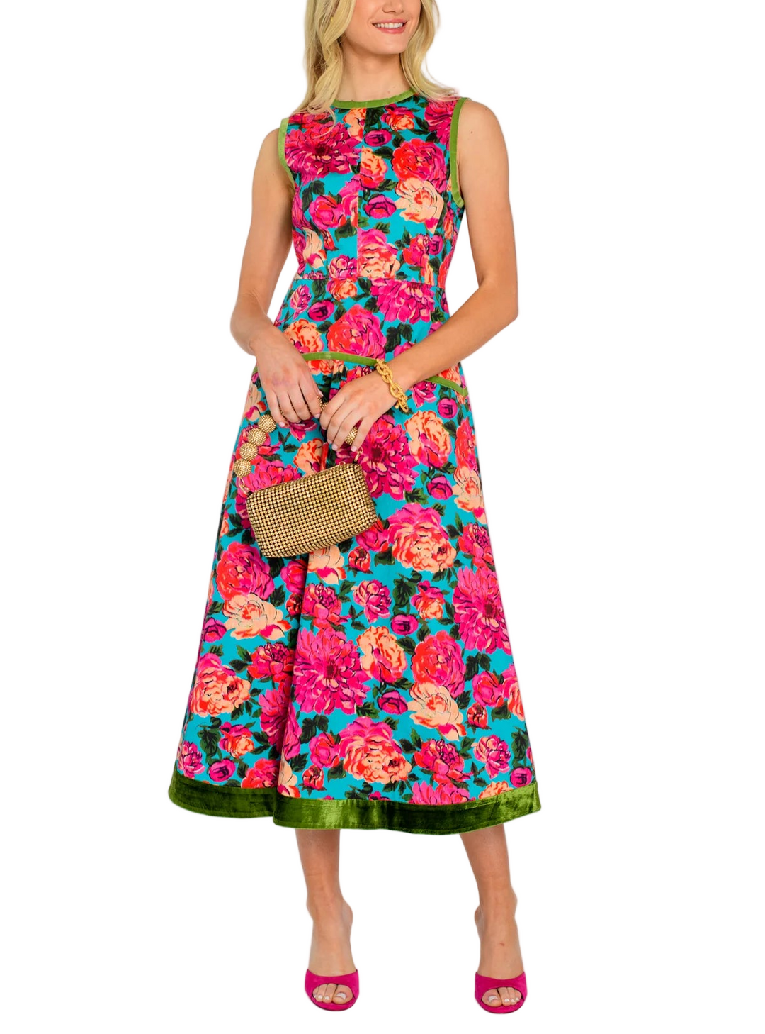 With her jewel neckline, fitted bodice, and A-line midi length skirt, our ladylike Claire dress is the timeless, go-anywhere silhouette that every wardrobe needs.

 