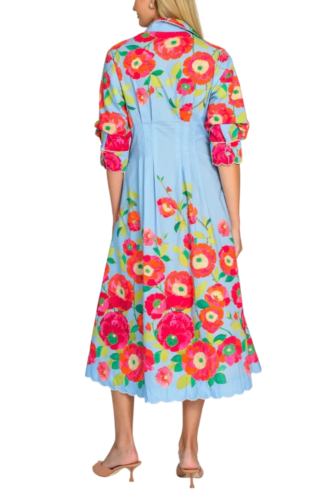 Carter Dress in Poppy Patch Blueberry by Elizabeth James the Label