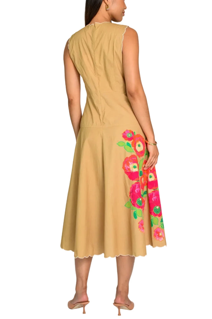 With her jewel neckline, fitted bodice, and A-line midi length skirt, our ladylike Claire dress is the timeless, go-anywhere silhouette that every wardrobe needs.

 

Shown in Poppy Patch Iced Coffee

 

Product Details

Cotton poplin
A-line silhouette
Round neckline
Back zipper closure
Structured bodice
U-shaped drop waist seam
Fully lined
Embroidery trim accents