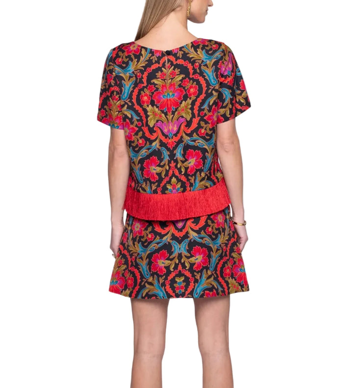 Tess Tee in Damask by Elizabeth James The Label
