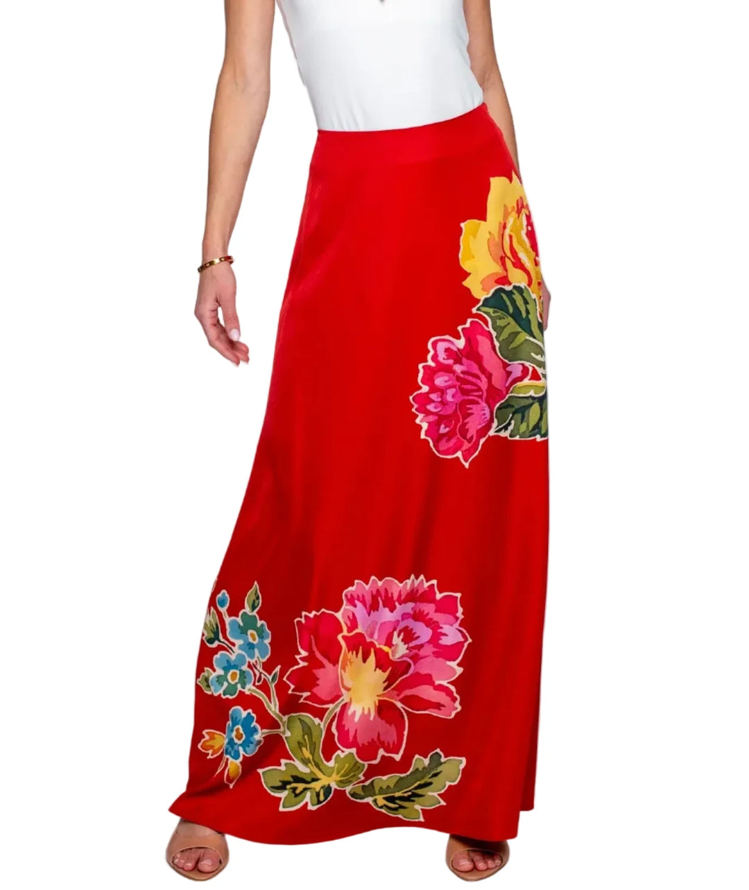 Anita Skirt in Fall Blooms by Elizabeth James the Label