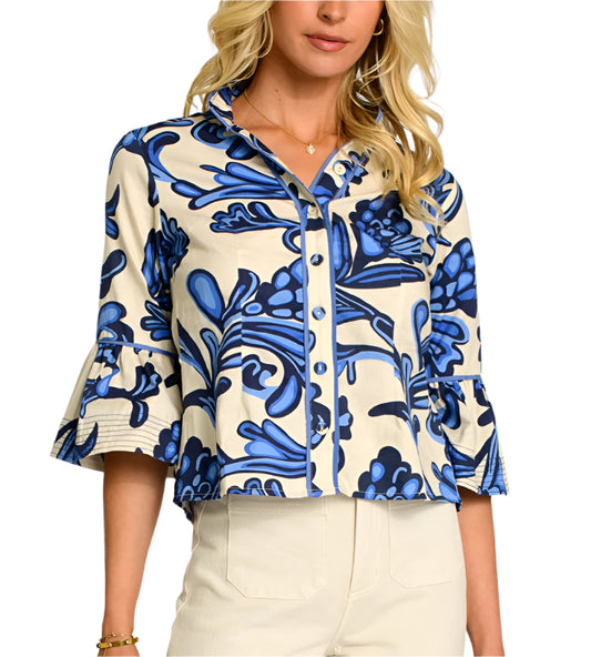 Frances Top in Grand Entrance by Elizabeth James the Label
