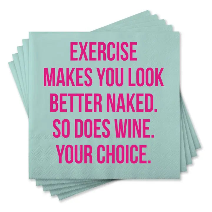 Funny Saying Cocktail Napkins - Pickering Boxwood