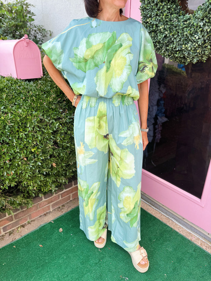 Hailey Floral Pant Set