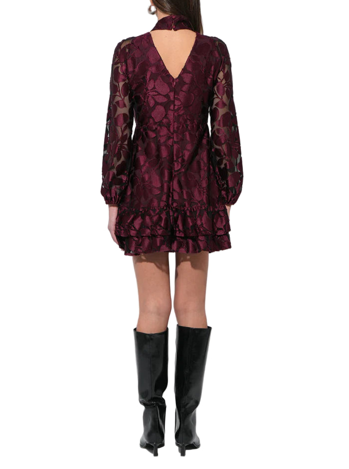 Elinor Velvet Burnout Dress
