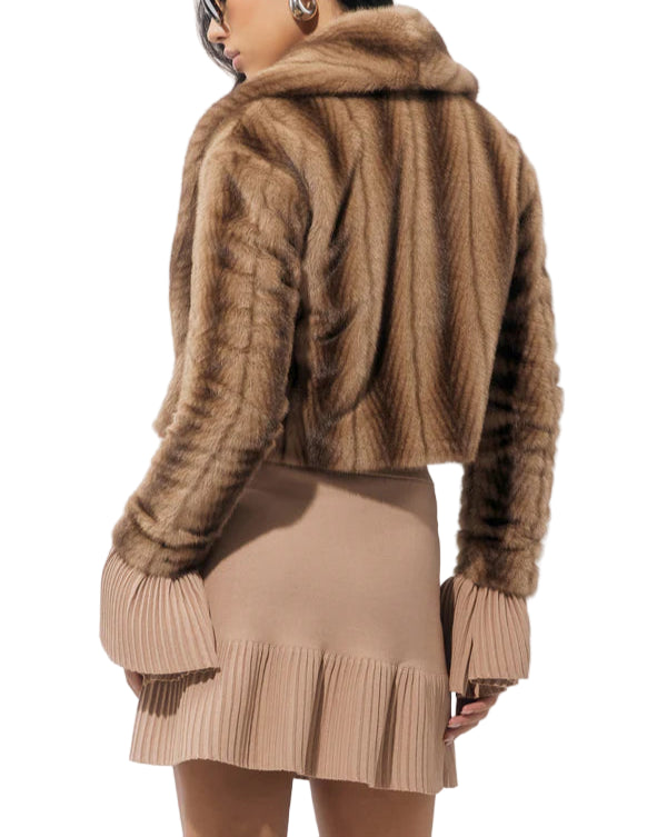 Folster Faux Fur Short Coat