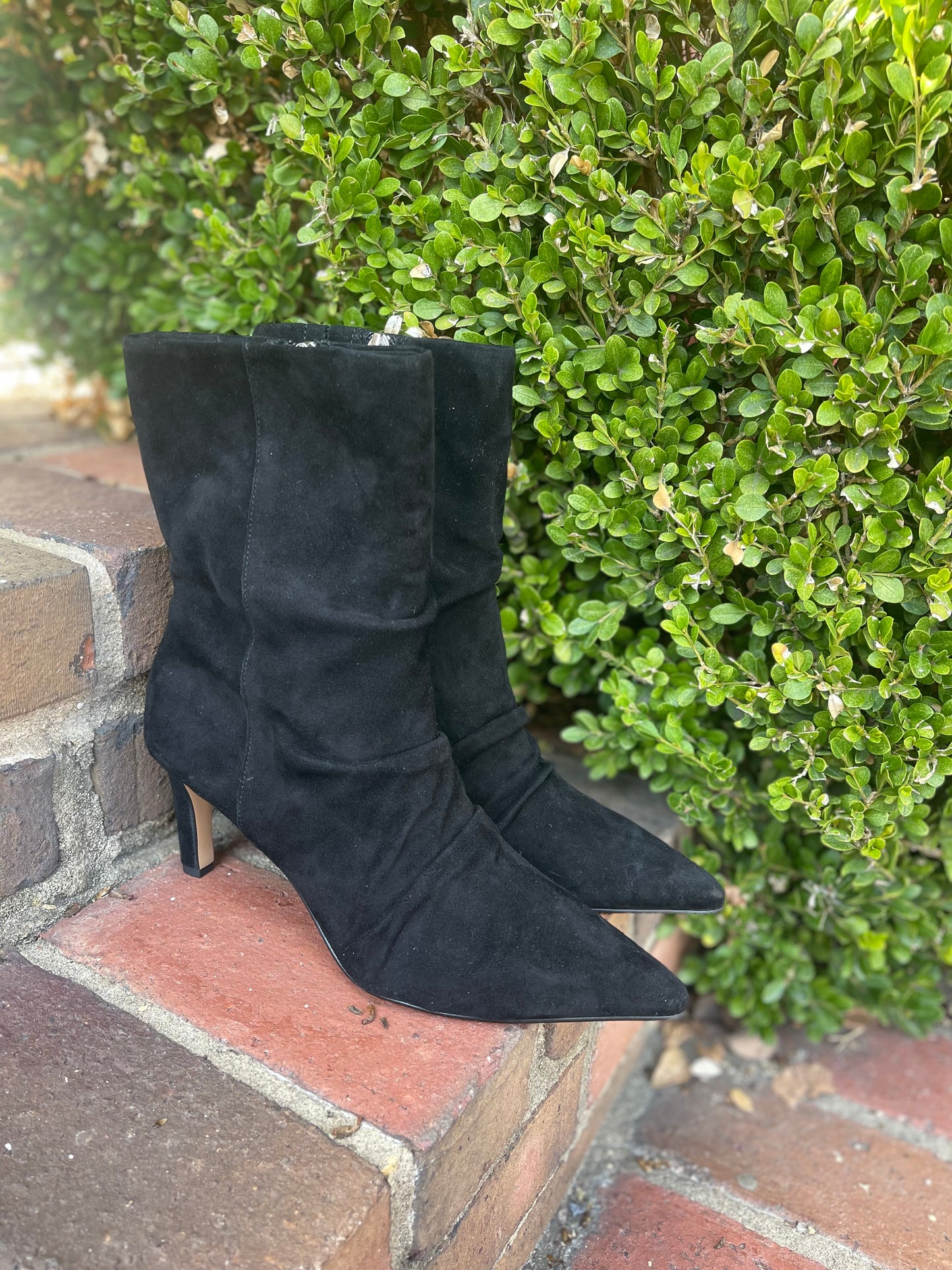 Fernly Boots in Onyx Suede by Dolce Vita 