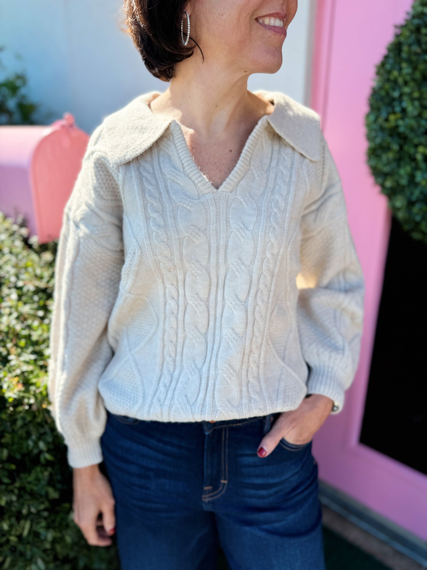 Shawnee Cable Knit Sweater