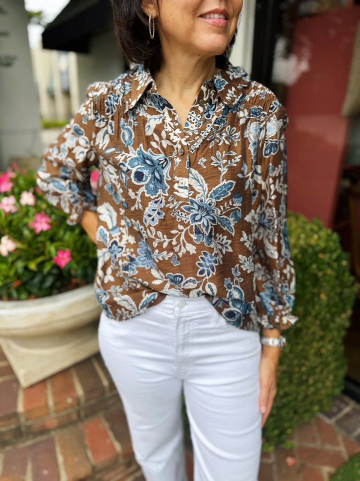 Carrie Floral Paisley Top