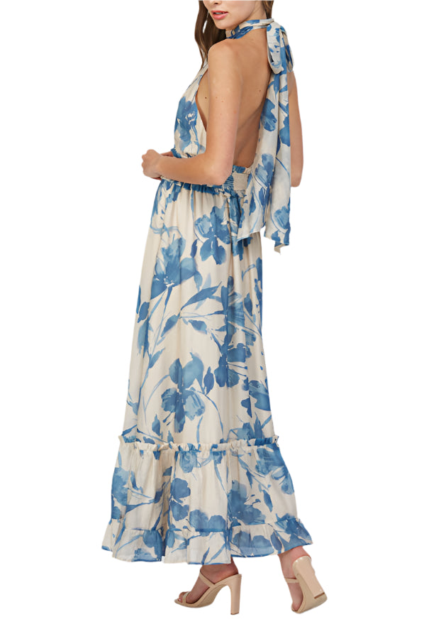 Kailee Halter Neck Maxi dress