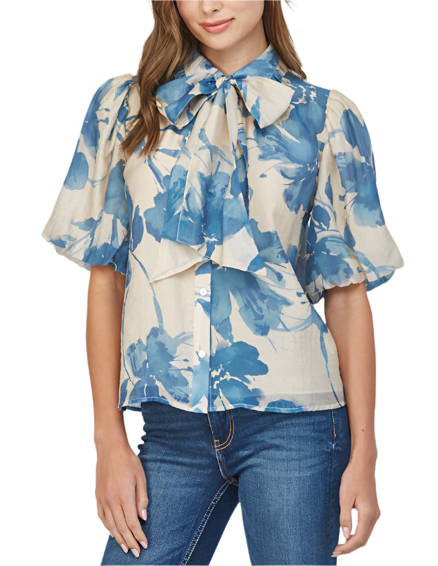 Tiffani Lantern Sleeve Top