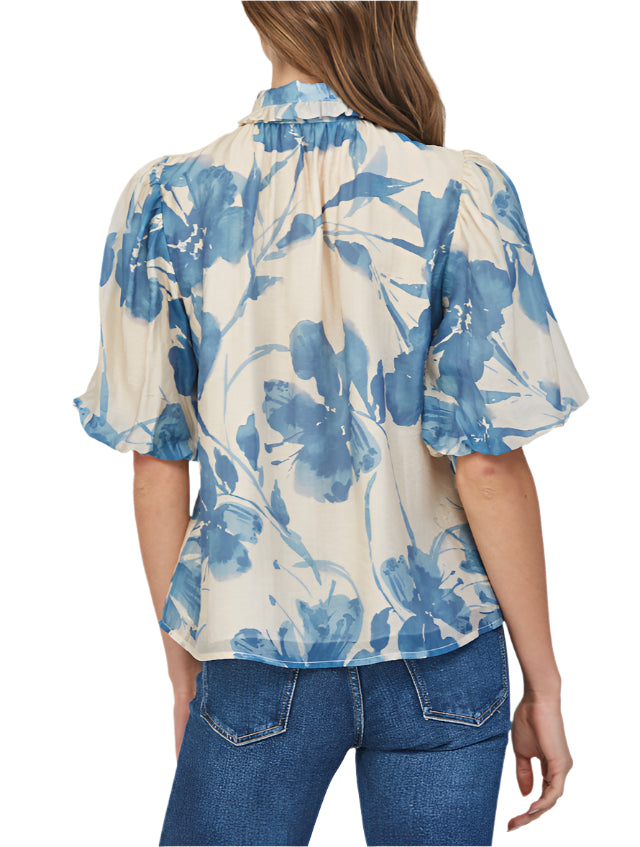 Tiffani Lantern Sleeve Top
