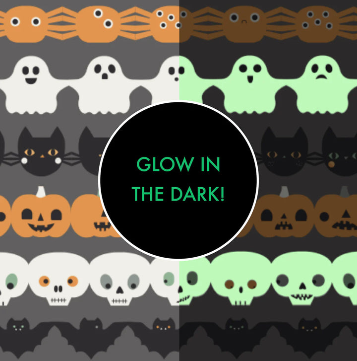 Halloween Paper Garland Glow In The Dark Children's Pajamas