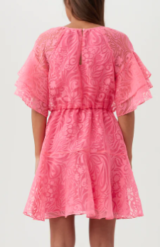 Ferry Dress in Papillon Pink by Trina Turk