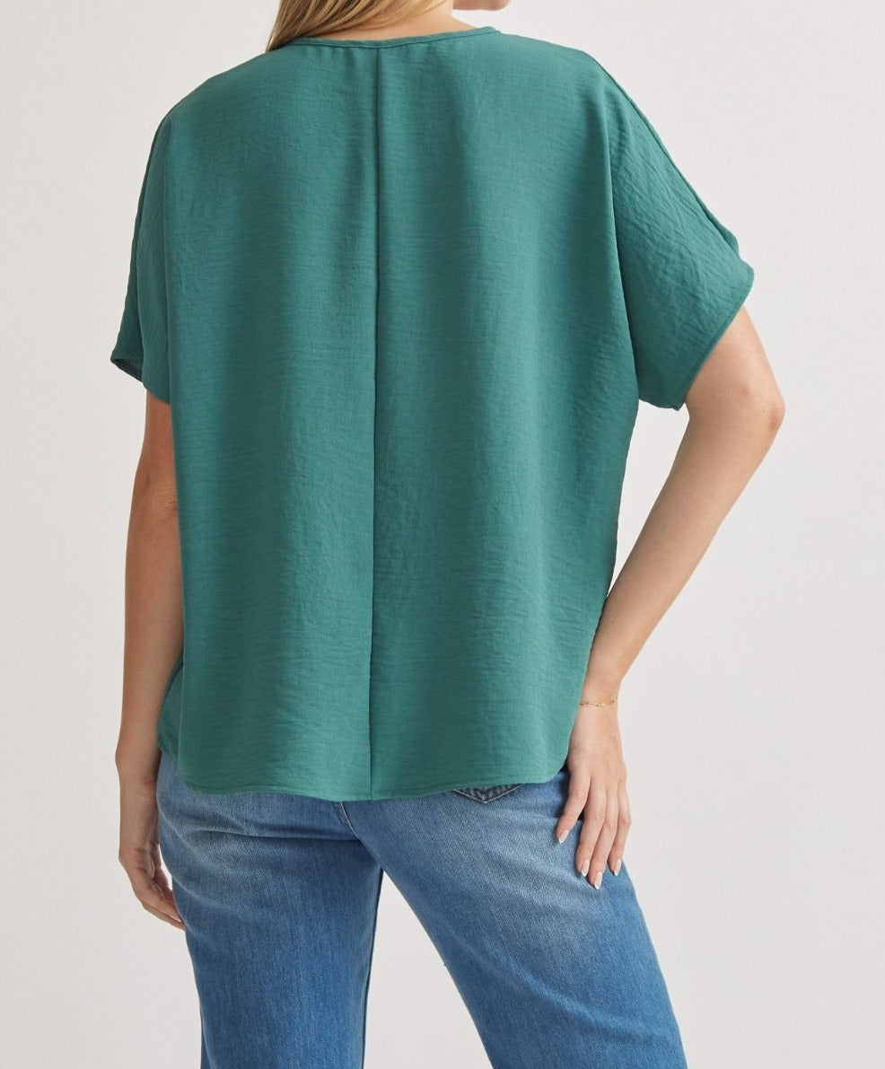 Forest Vneck Top