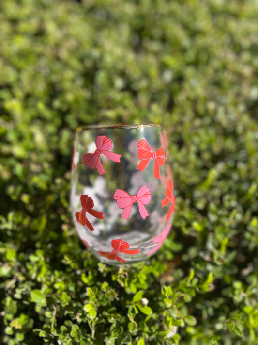 Bow Stemless Wine Glass