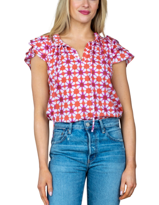 Astrid Top in Daisy Chain by Olivia James the Label