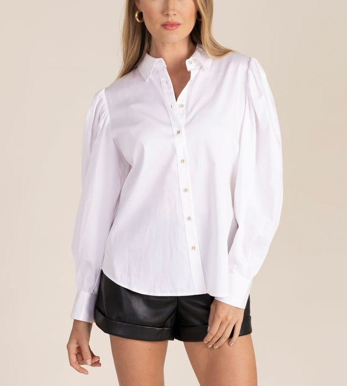 Albright Top in White by S'Edge