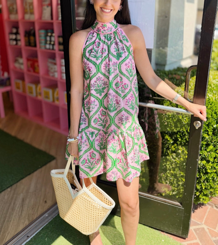 Florence Dress - Pickering Boxwood