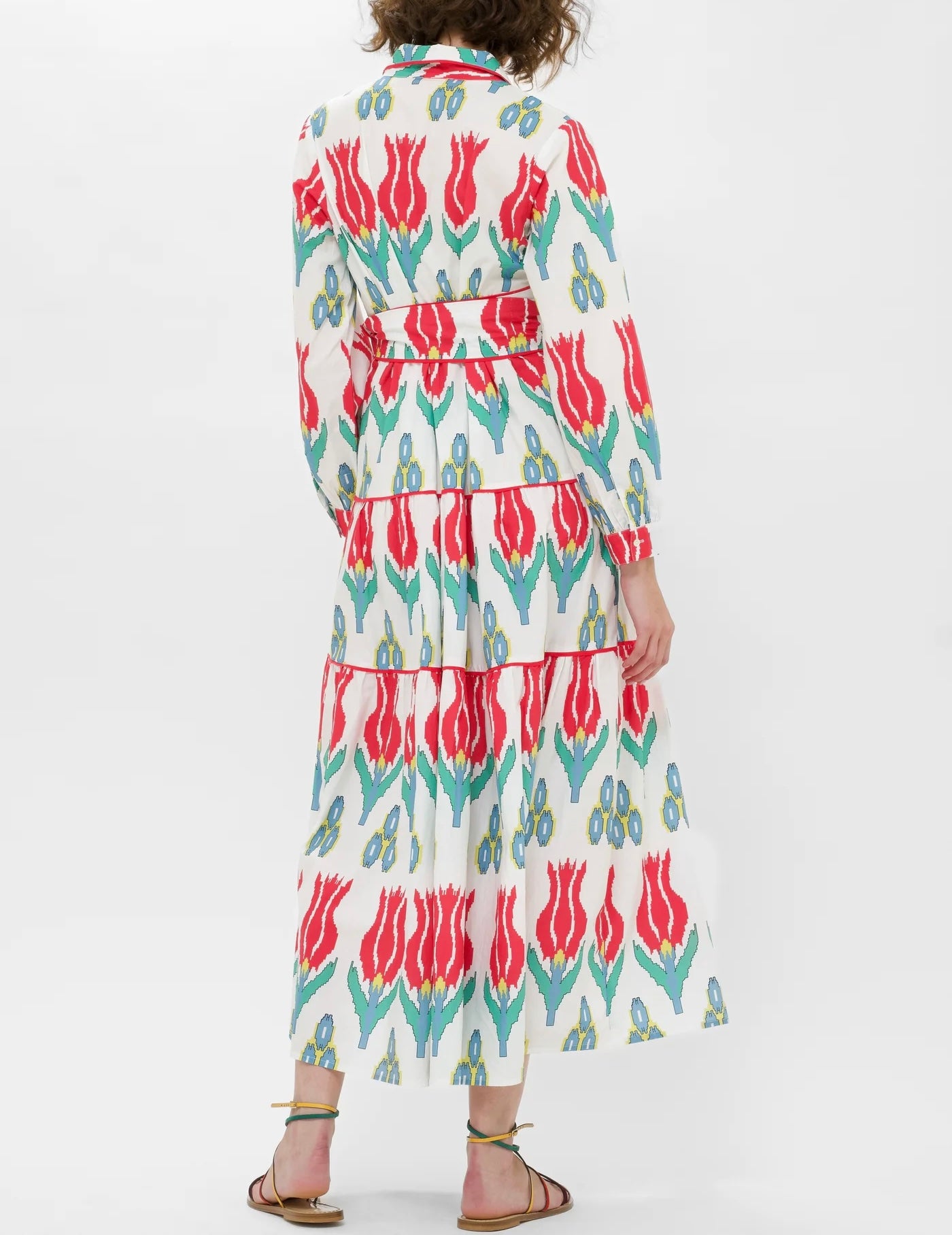 Sumba Tie Waist Maxi Dress by Oliphant