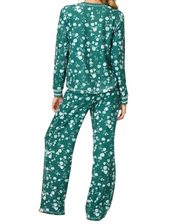 Winter Wonderland Pajama Set in Dark Forest