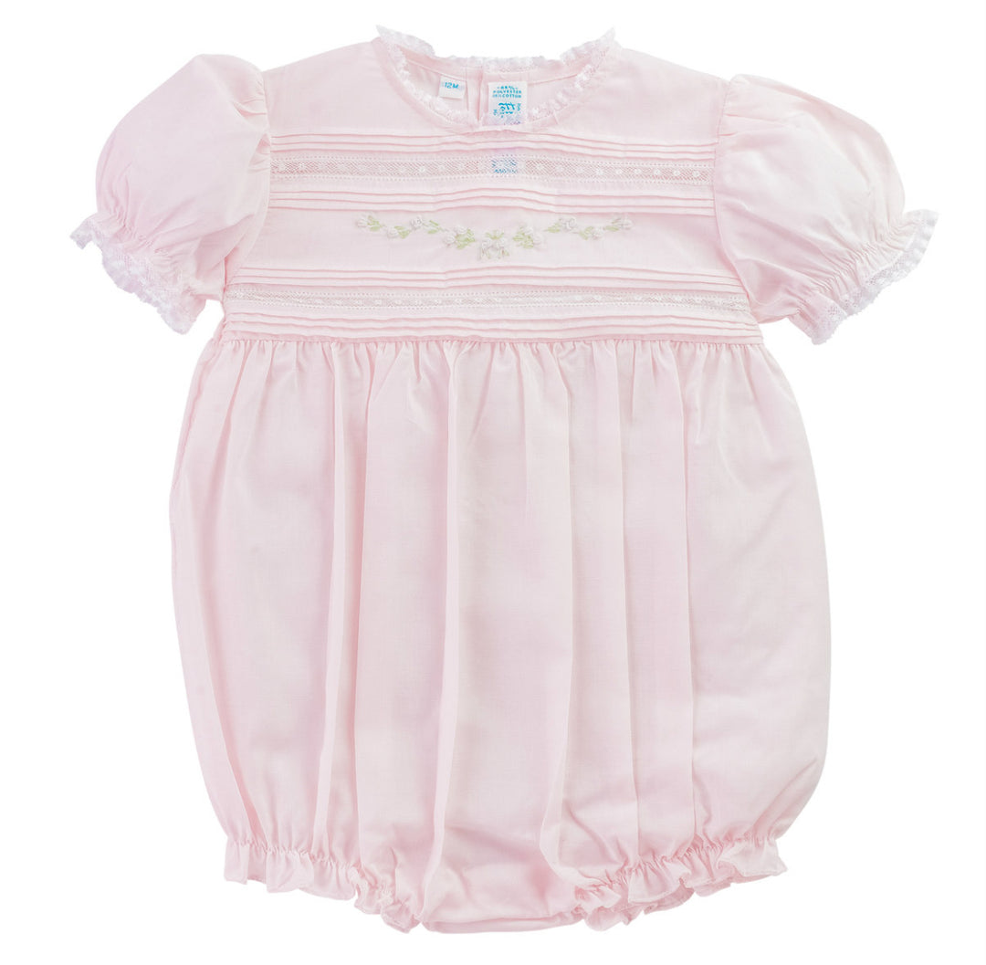 Floral Bullions & Lace Romper by Feltman Brothers